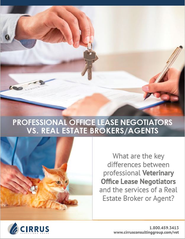 Veterinary Office Lease Negotiators vs. Brokers & Real Estate Agents - What's the Difference?