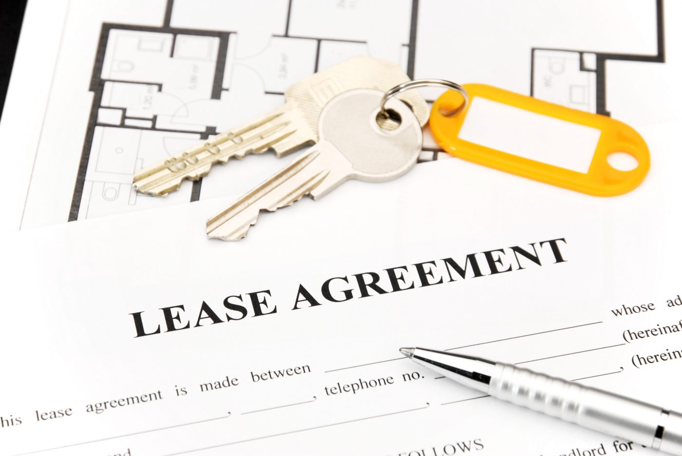 Lease agreement and keys